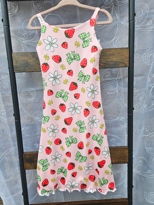 Strawberry Midi Dress
