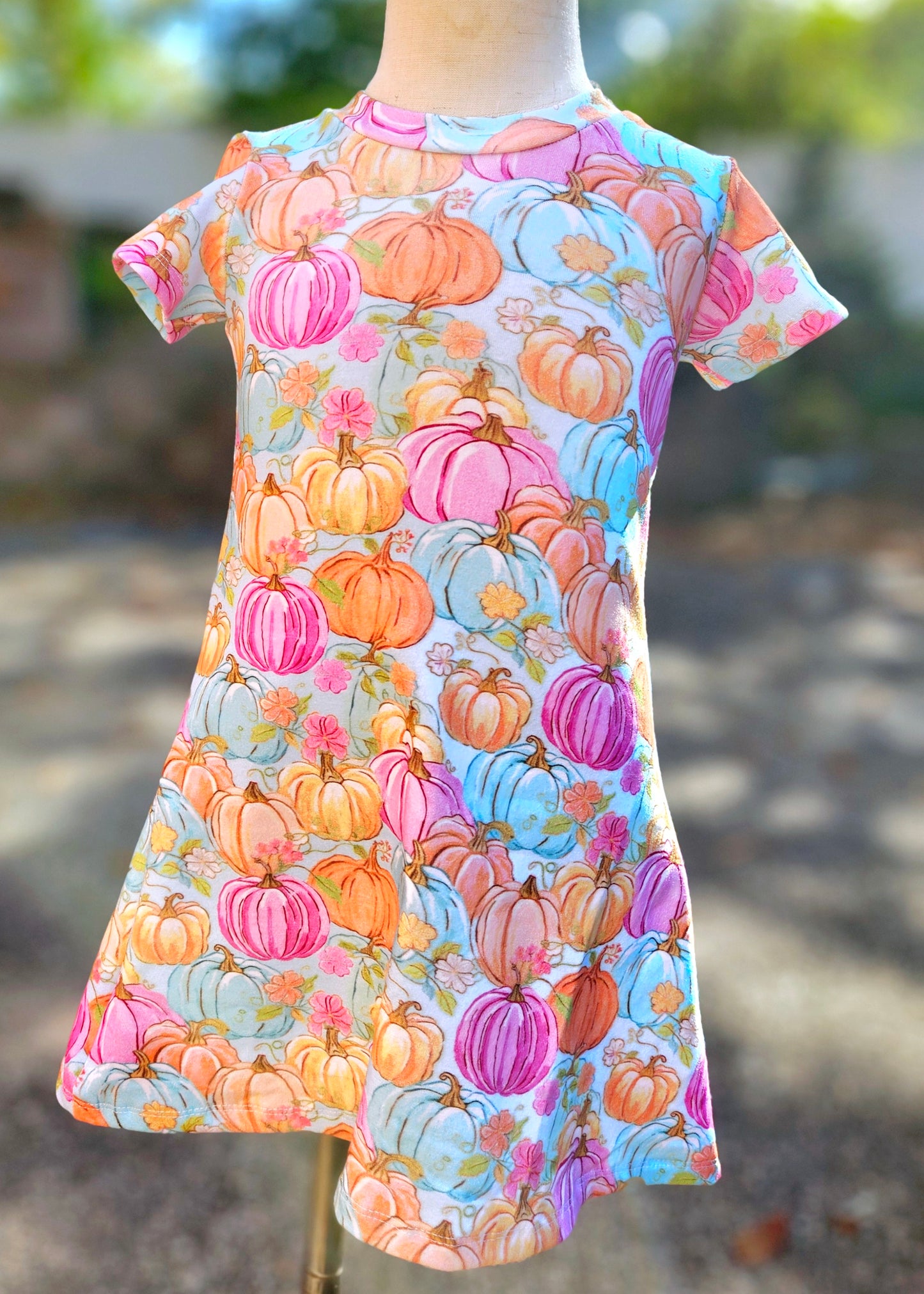 Preppy Pumpkins A-Line Dress