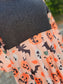 Orange Halloween Twirl Dress