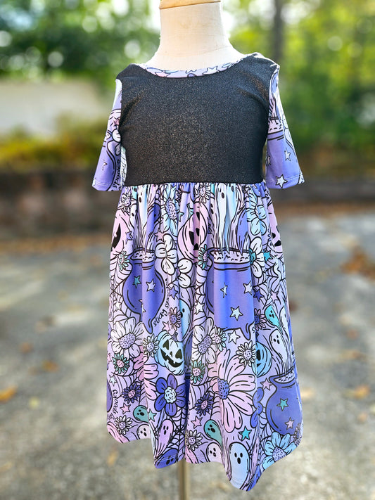 Spooky Purple Pumpkin Dress