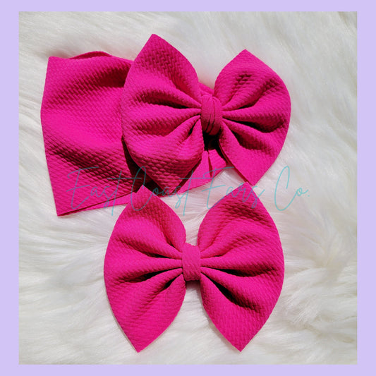 Raspberry Bullet Bow